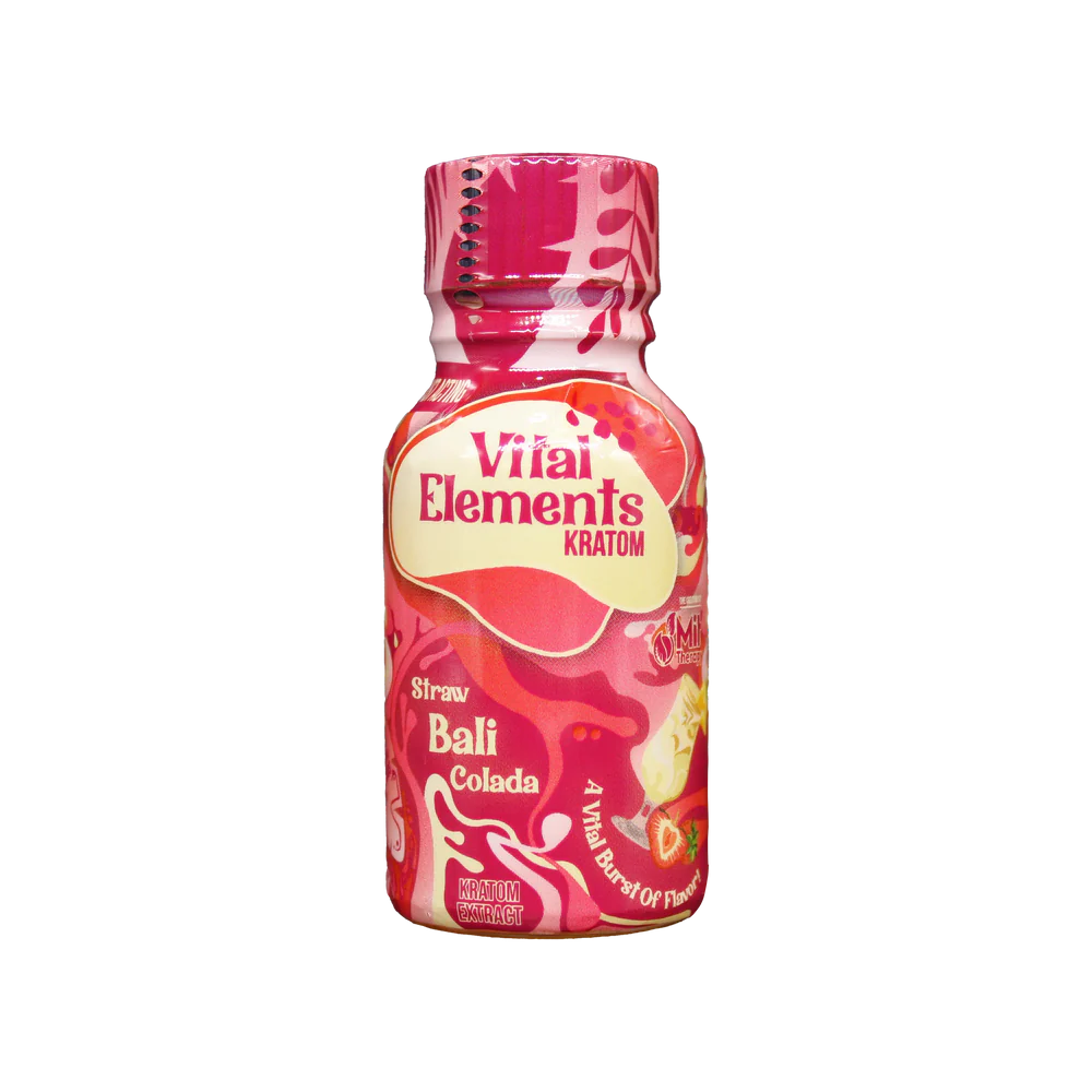 KRA VITAL ELEMENTS EXTRACT SHOT STRAW BALI COLADA 12CT