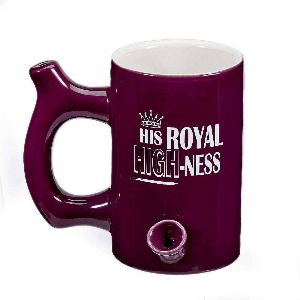 OPA CER # 82470 HIS LOYAL HIGHNESS PURPLE MUG