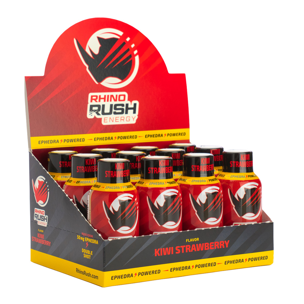 KRA RHINO RUSH KIWI STRAWBERRY 12CT