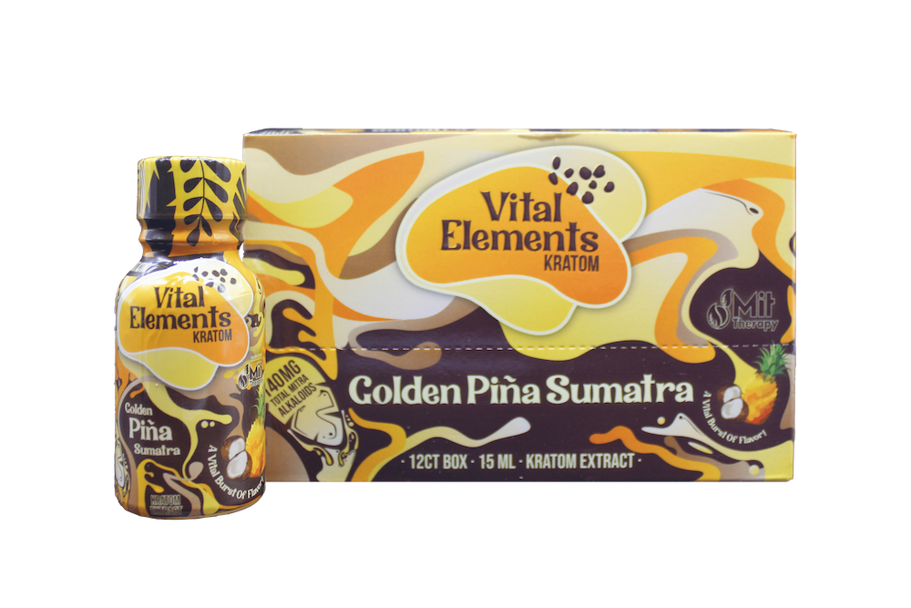 KRA VITAL ELEMENTS EXTRACT SHOT GOLDEN PINA SUMATRA 12CT