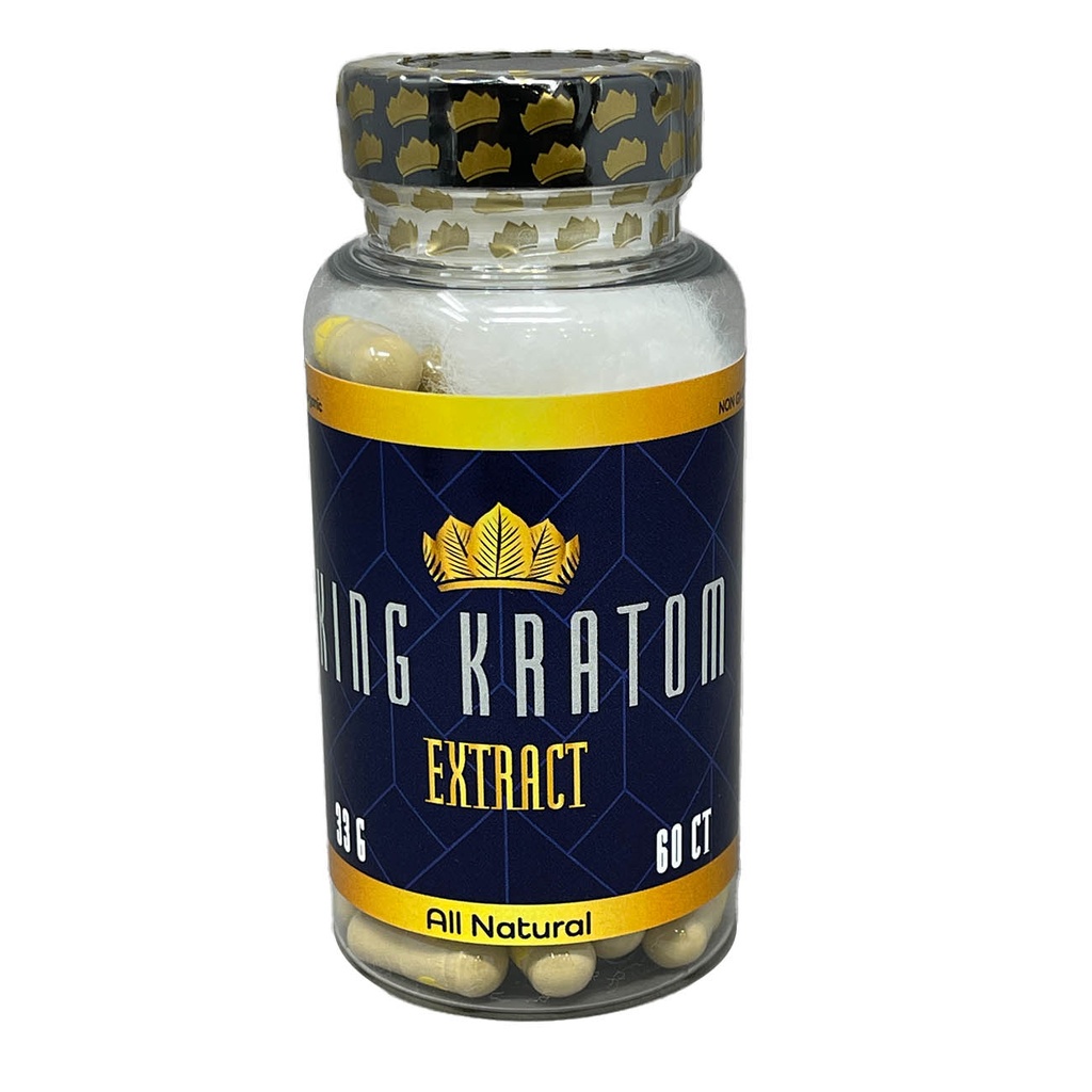 KRA: KING KRATOM EXTRACT 33G  60 CT
