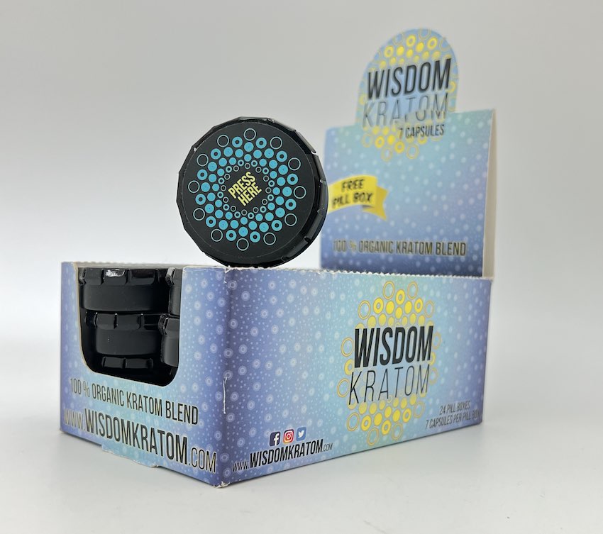KRATOM:WISDOM KRATOM 85 CAP BOTTLE