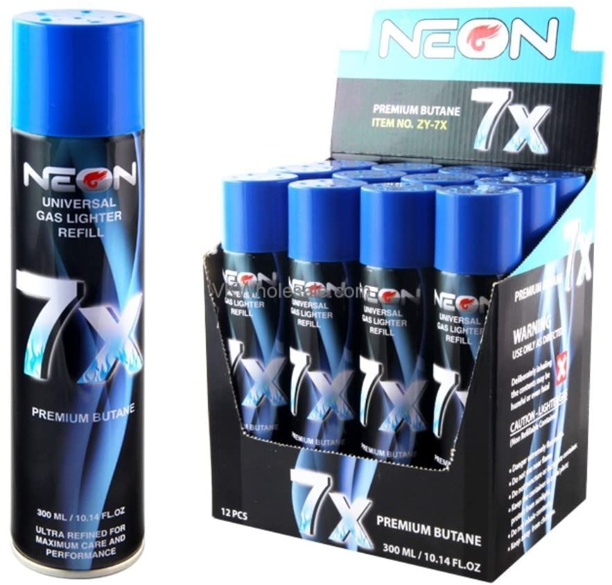 LTB NEON 7X BUTANE 12PK