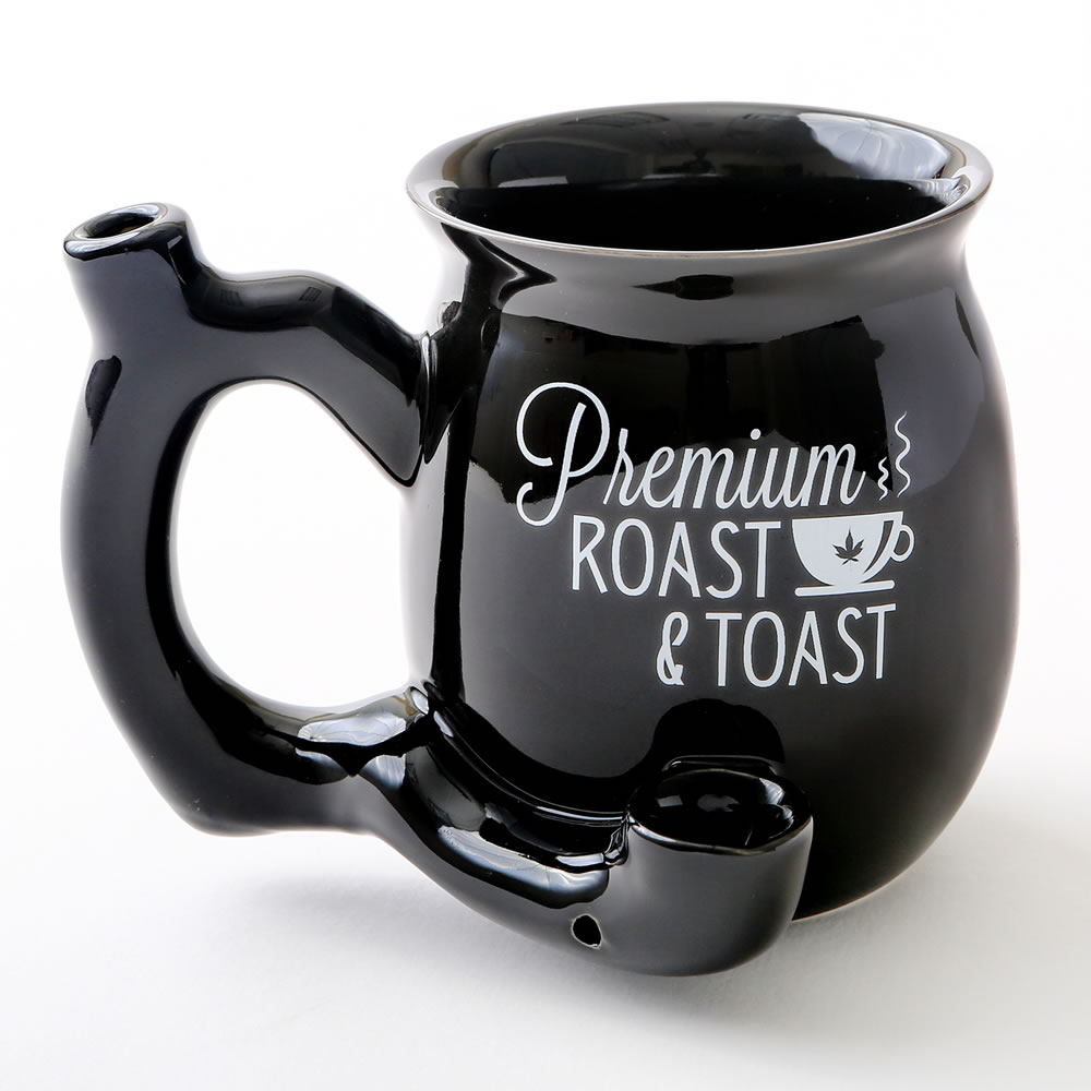 OPA CER # 82373 BLACK SMALL ROAST AND TOAST MUG