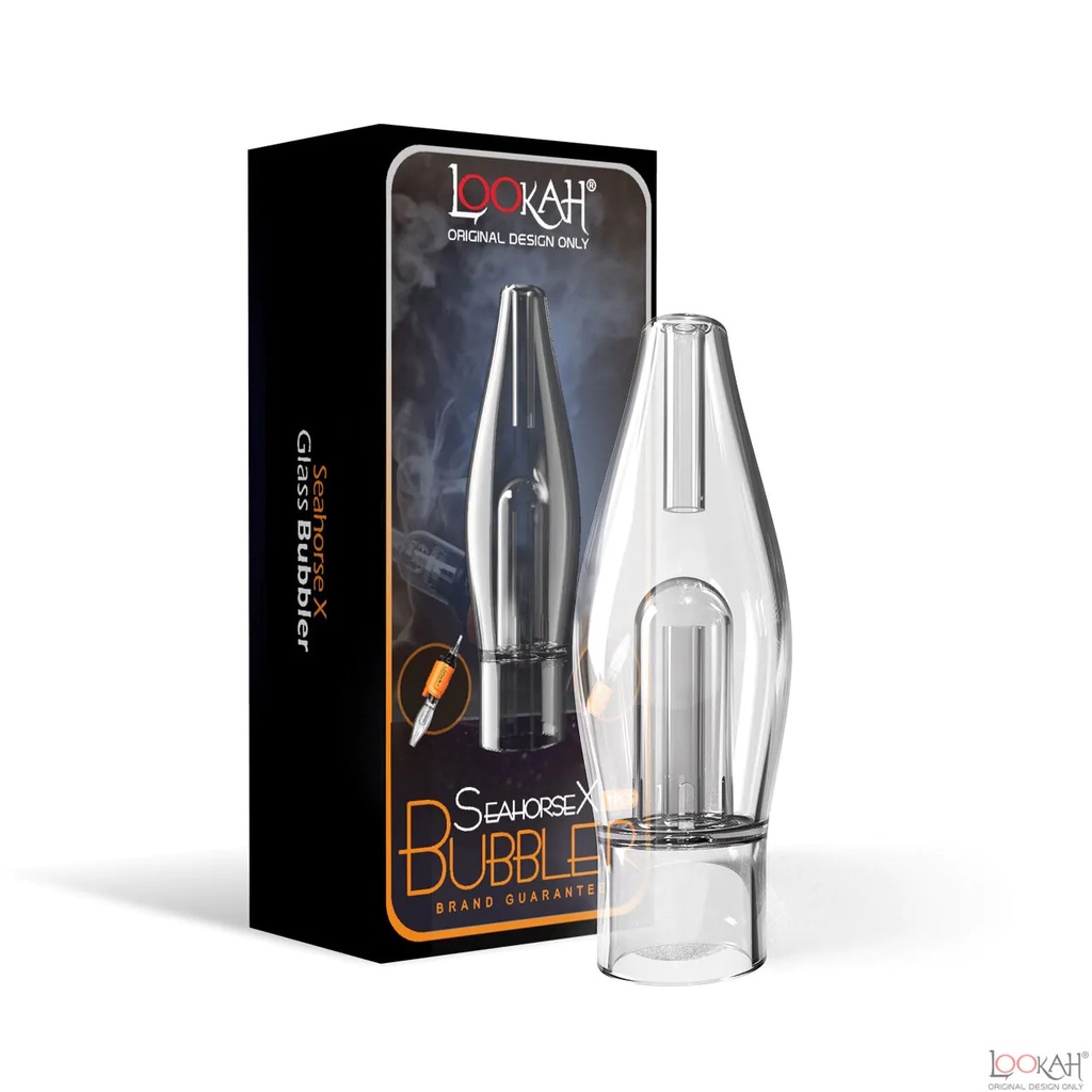 ELA  SEAHORSE  X GLASS BUBBLER-SHX-GB