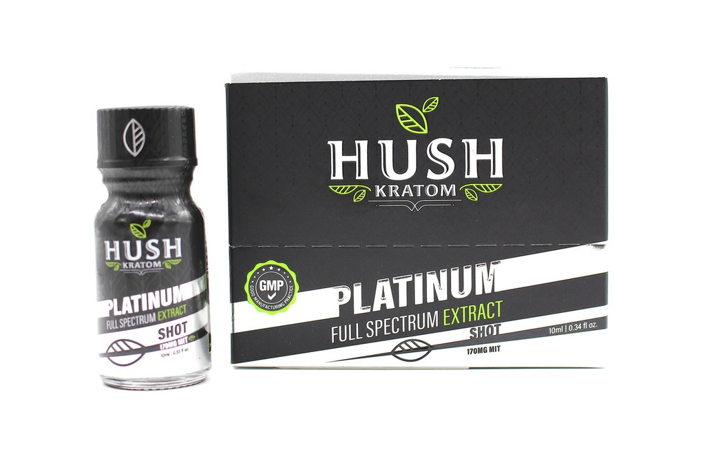 KRA Hush Platinum 10ml shot 12ct box