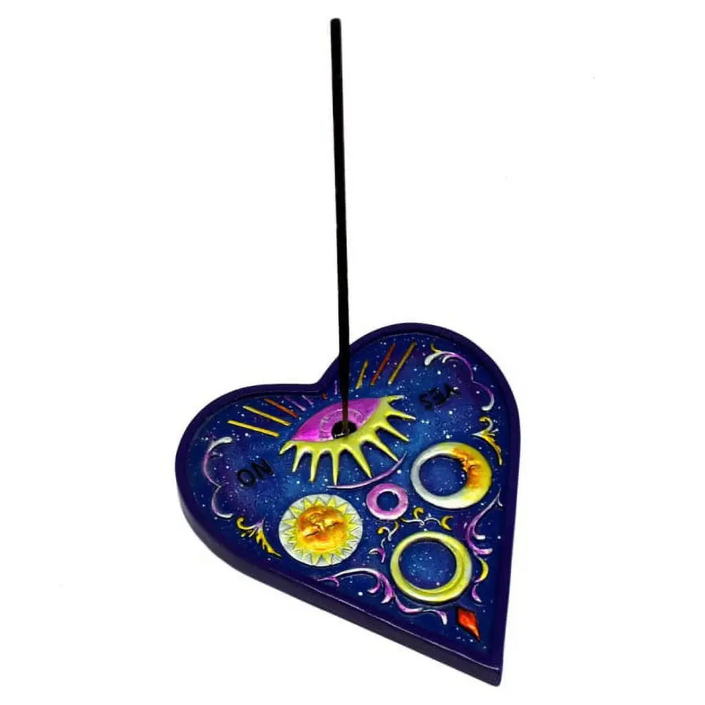 IAC 002924 OUIJA PLANCHETTE INCENSE BURNER 2PCS