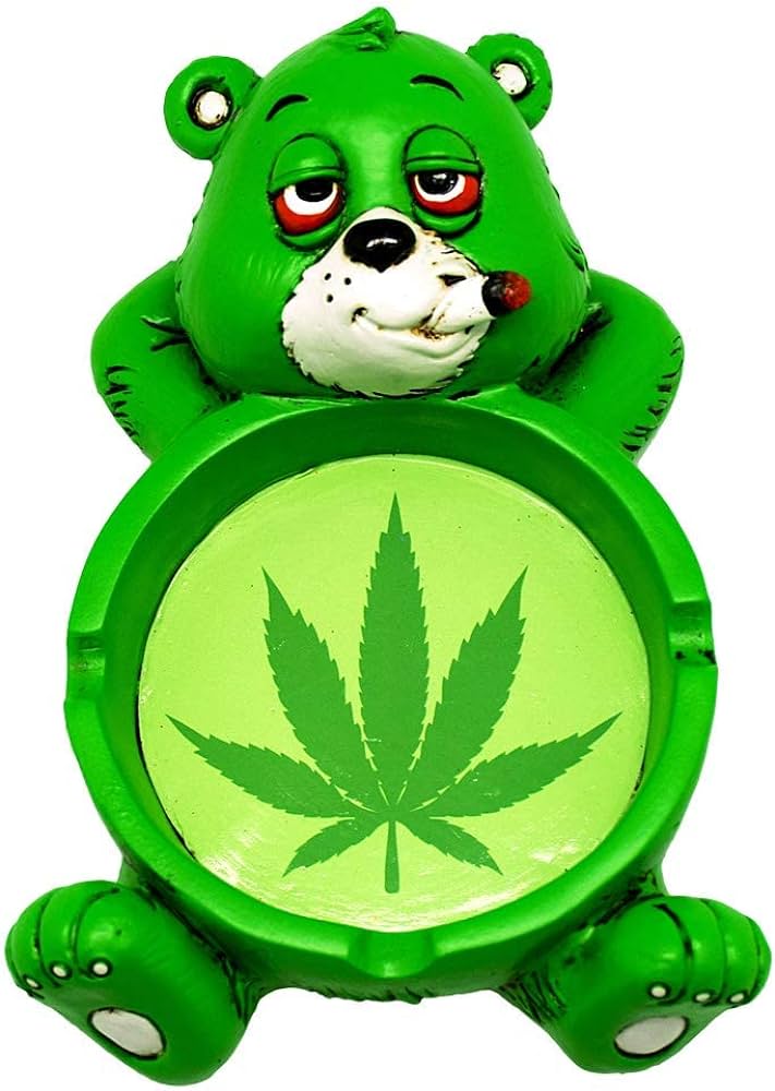 TRA 002960 STONE BEAR ASHTRAY
