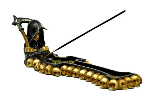 IAC 003003 GRIM REAPER INCENSE BURNER