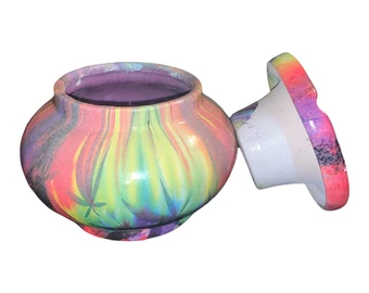 TRA 003136 TYE DYE MOROCCAN ASHTRAY