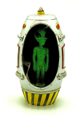 IAC 003153 ALIEN BACK FLOW INCENSE BURNER