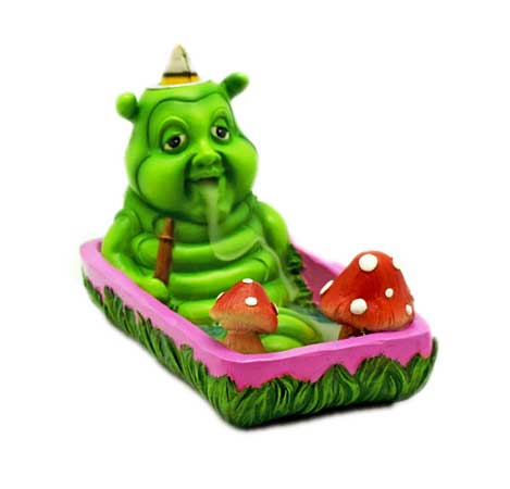 IAC 003159 CATERPILLAR BACK FLOW INCENSE BURNER