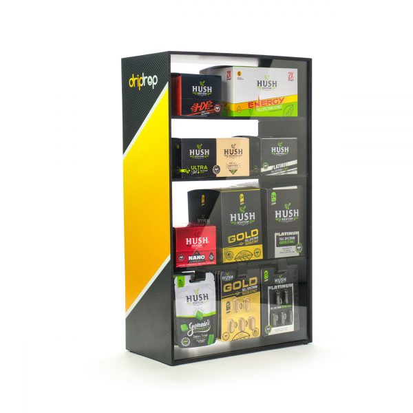 KRA  Hush 4 Tier Display  LOADED