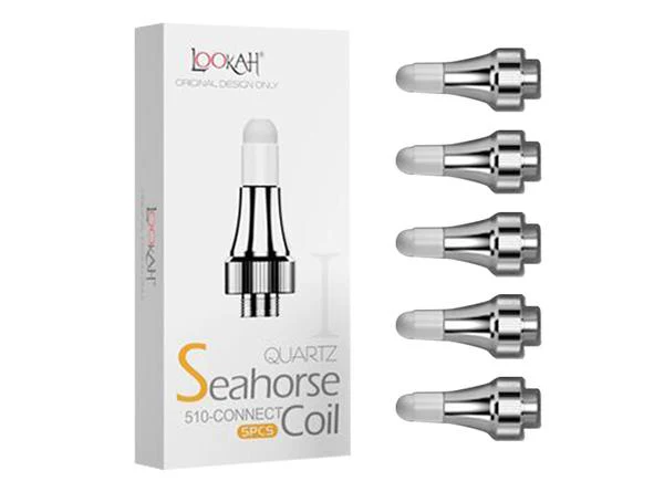ELA LOOKAH REPLACEMENT COILS - Seahorse Coil 1 - Quartz 5pk