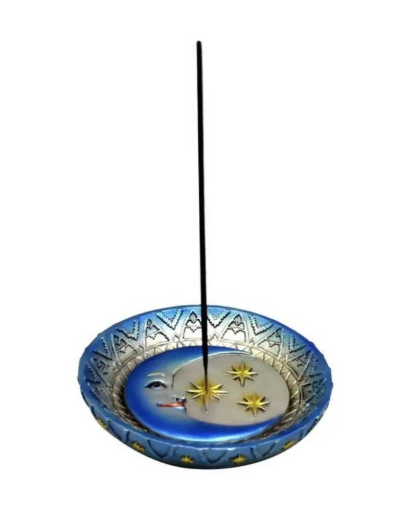 IAC 002845 SUN AND STARS INCENSE BURNER