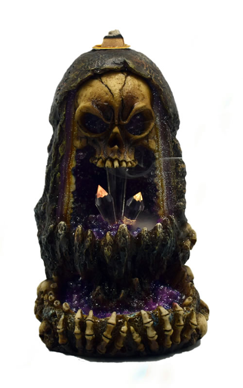 IAC 002894 SKULL BACKFLOW BURNER