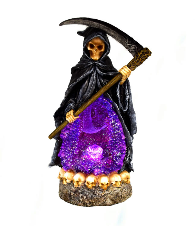 IAC 002932 GRIM REAPER BACKFLOW INCENSE BURNER