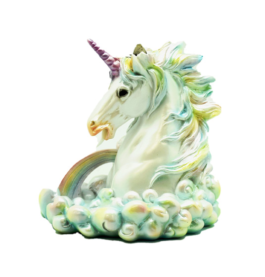 IAC 2973 UNICORN INCENSE BACKFLOW INCENSE BURNER