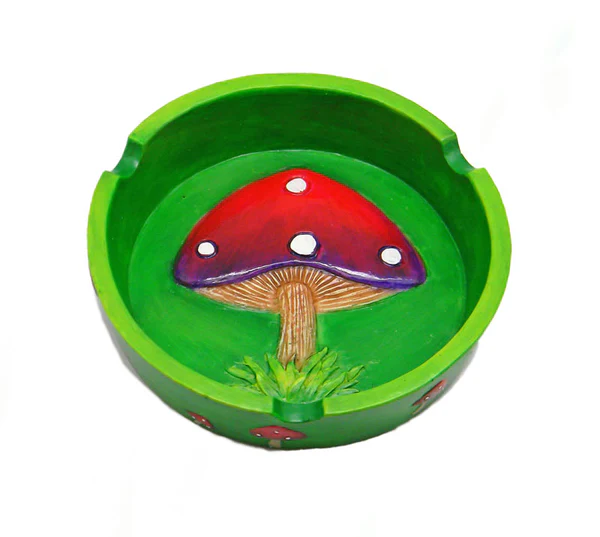 TRA 002306 MUSHROOM ASHTRAY 2PCS