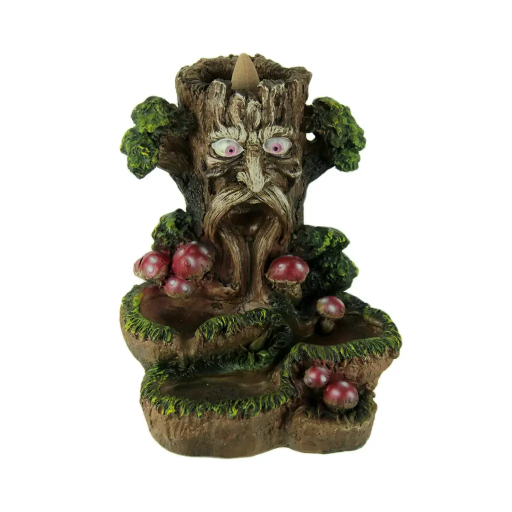 IAC 002847 TREE MAN BACKFLOW INCENSE BURNER
