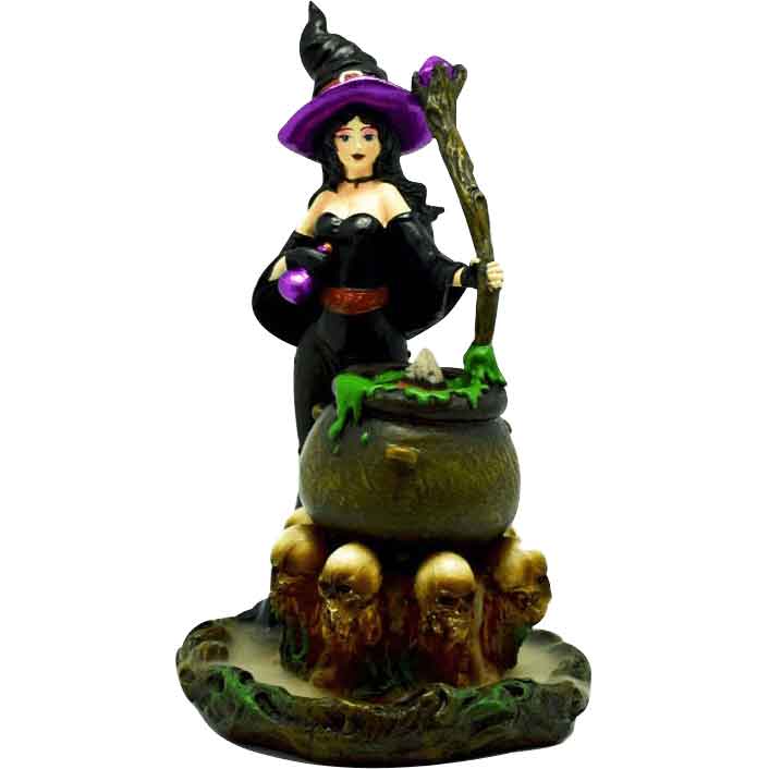 IAC 002978 WITCH BACK FLOW INCENSE BURNER