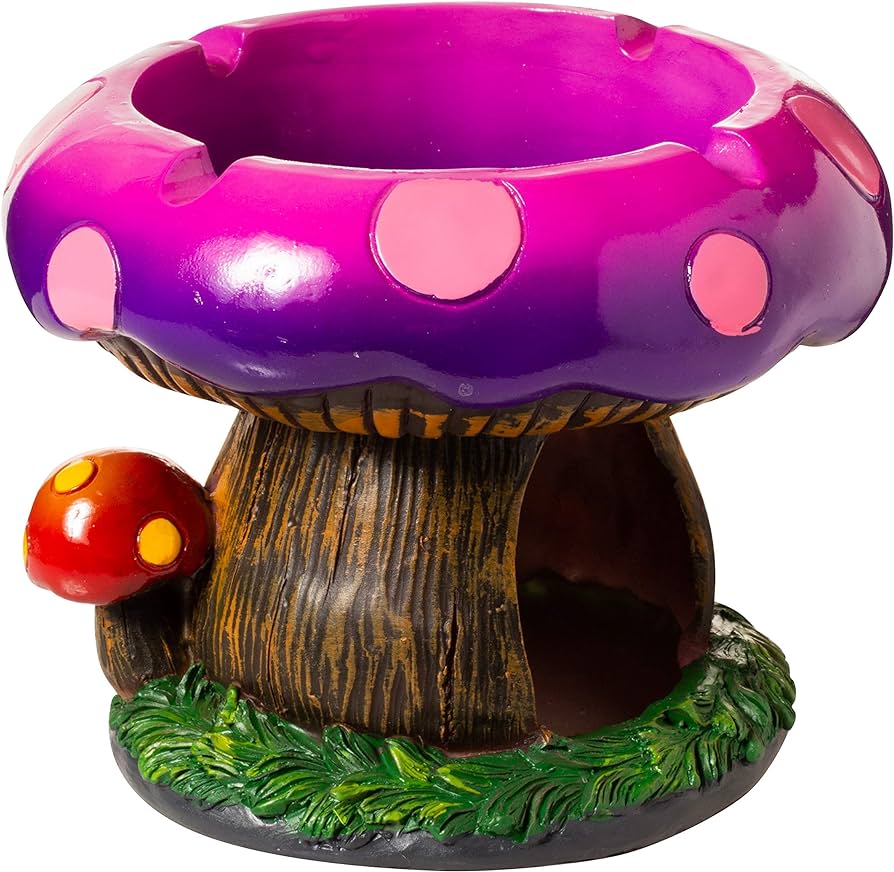 IAC 002996 MUSHROOM STASH BOX/ASHTRAY