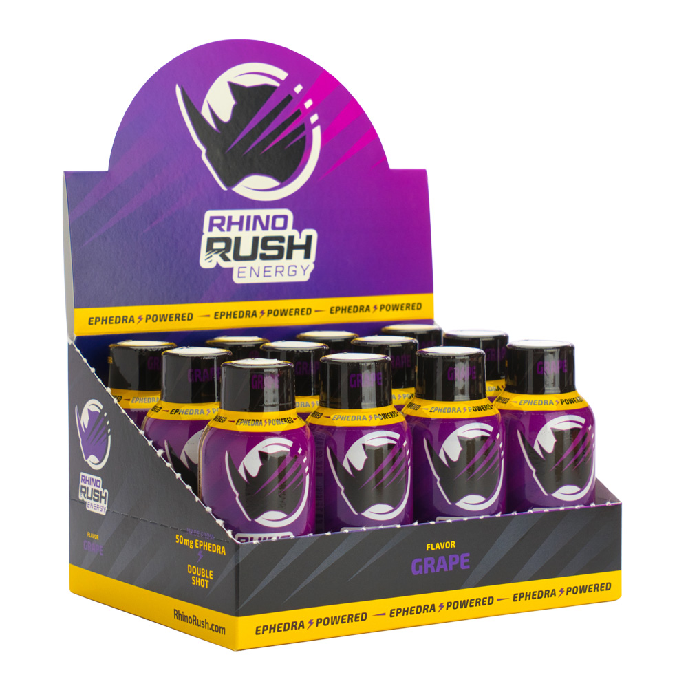 KRA RHINO RUSH GRAPE 12CT