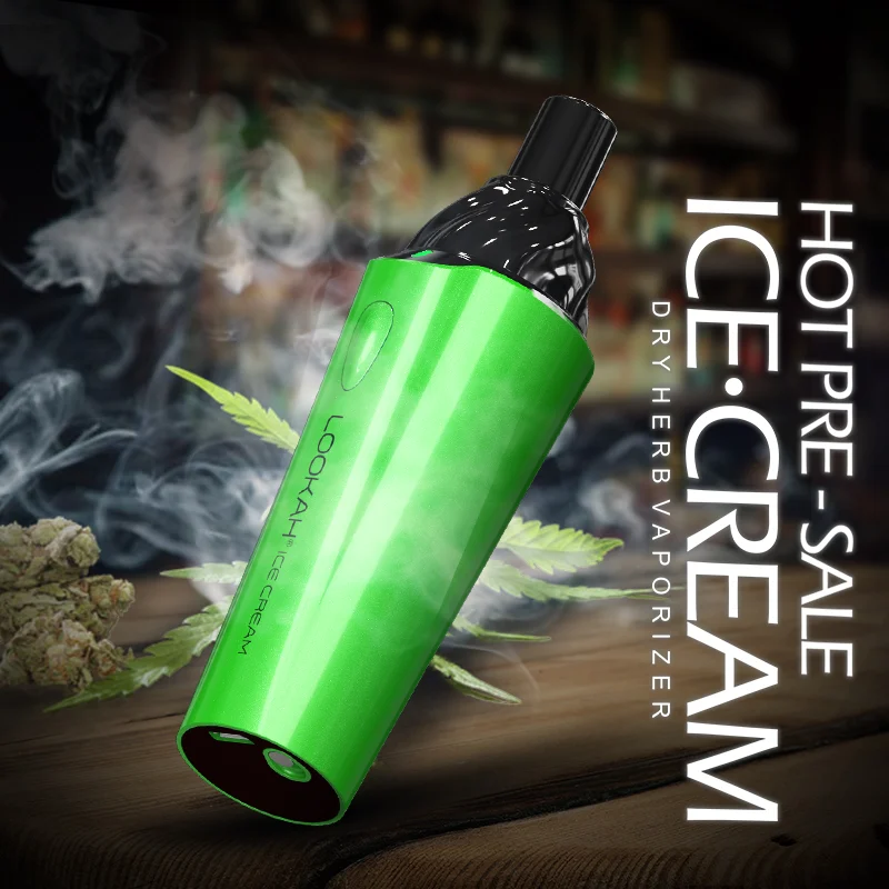 ELA Lookah Ice Cream - Dry Herb Vaporizer - GREEN