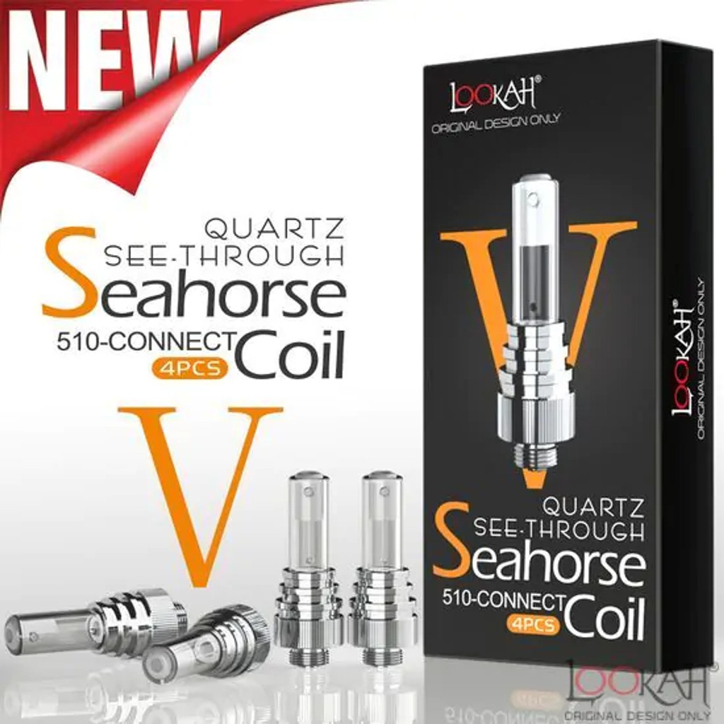 ELA SEAHORSE SEE THROUGH COIL SCV-QZ 4CT