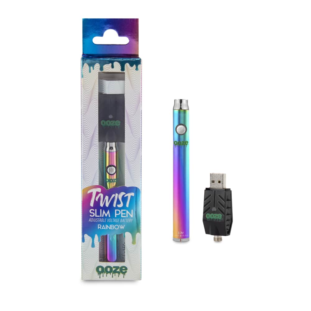 ELA OOZ-129 SLIM PEN TWIST BATTERY + USB RAINBOW