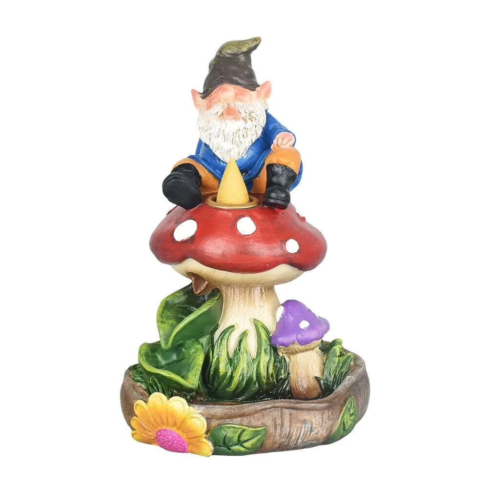 IAC 003244 GNOME BACK FLOW INCENSE BURNER