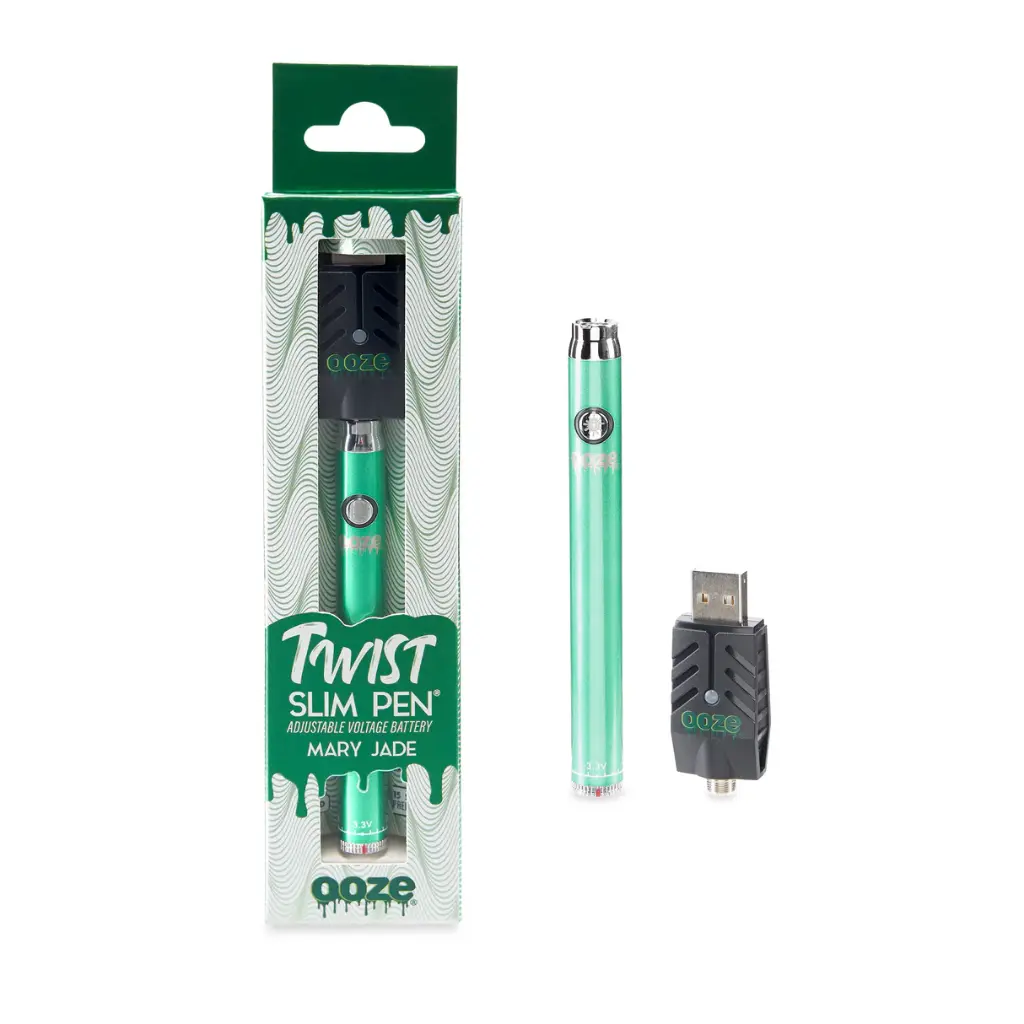 ELA OOZ-1329 SLIM PEN TWIST BATTERY + USB MARY JADE