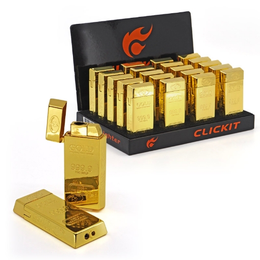 LTB GH-10055 GOLD BAR TORCH LIGHTER 20CT