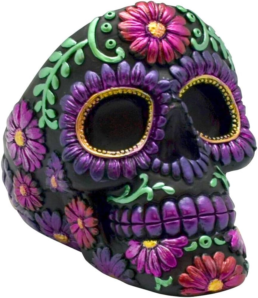 TRA 002667 SKULL HEAD ASHTRAY