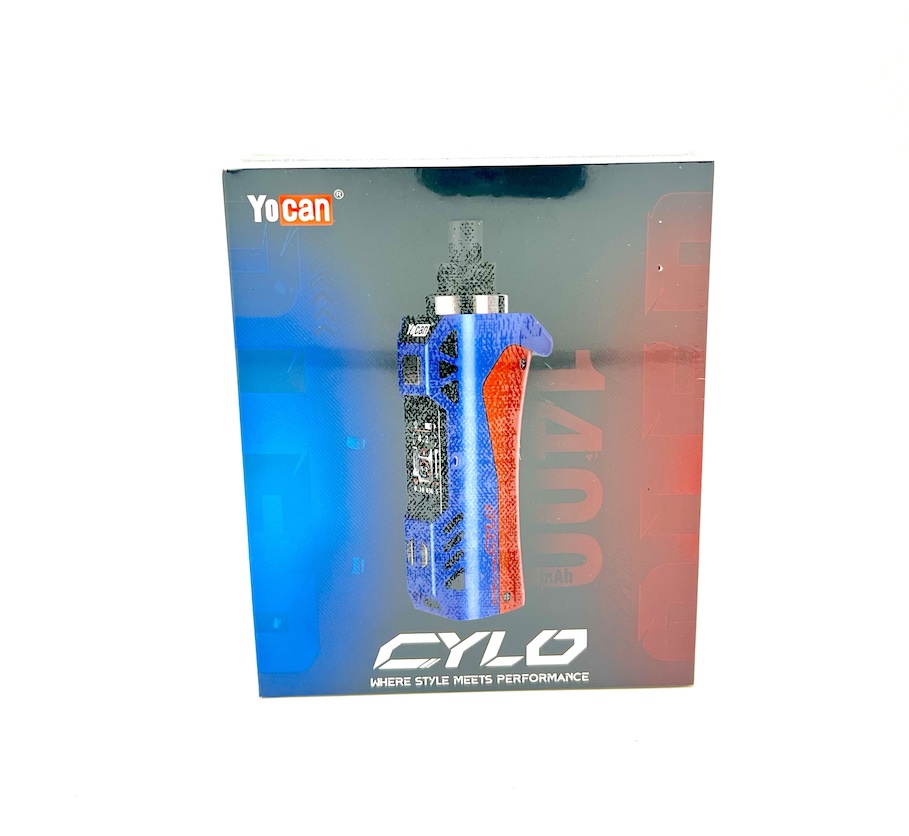 ELA YOC-CYL-BLR Yocan Cylo Wax Vaporizer - BLUE RED
