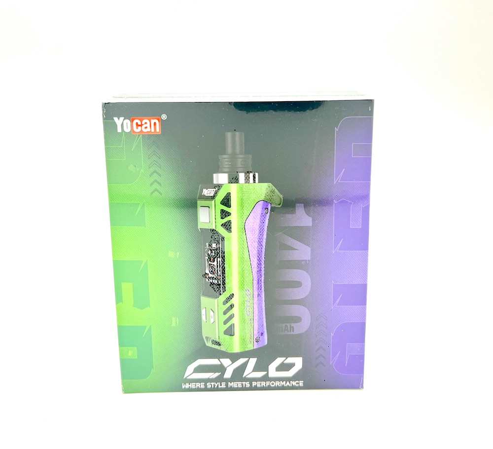 ELA  YOC-CYL-GPR Yocan Cylo Wax Vaporizer - GREEN PURPLE