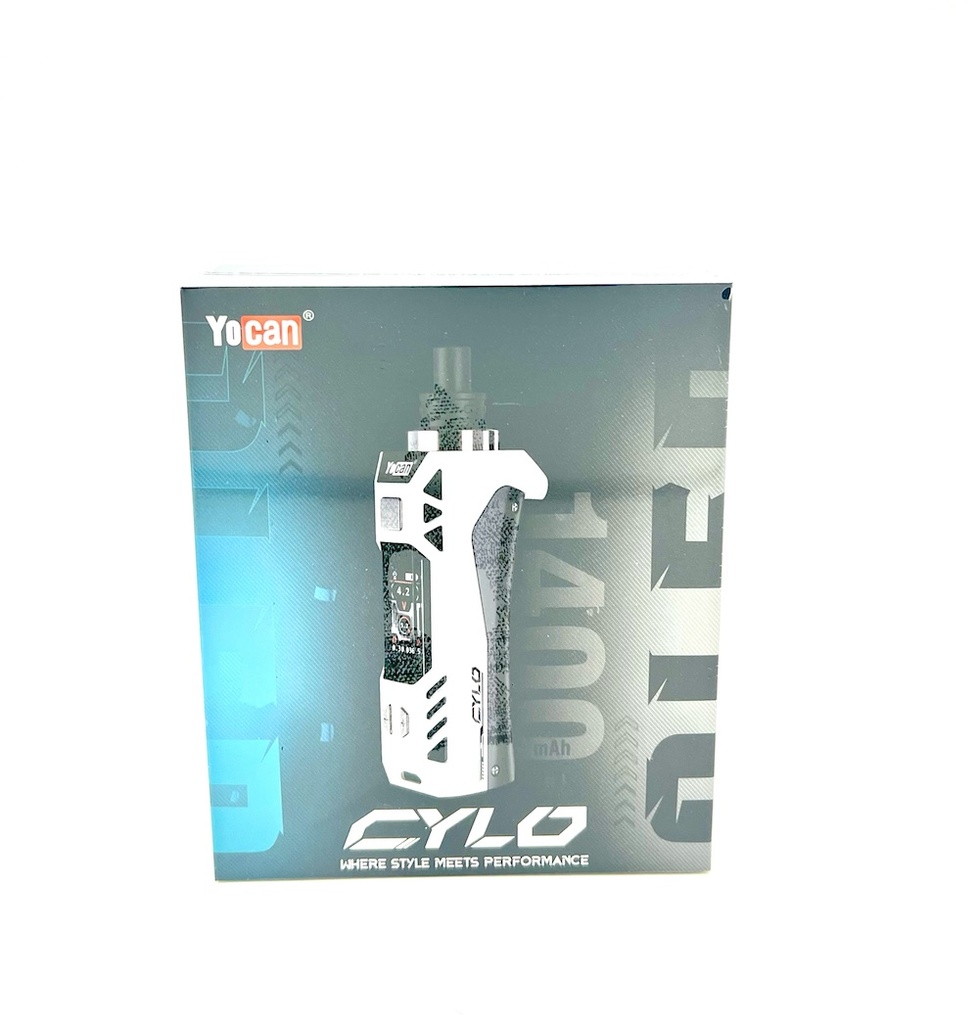 ELA YOC-CYL-WBK Yocan Cylo Wax Vaporizer - WHITE BLACK