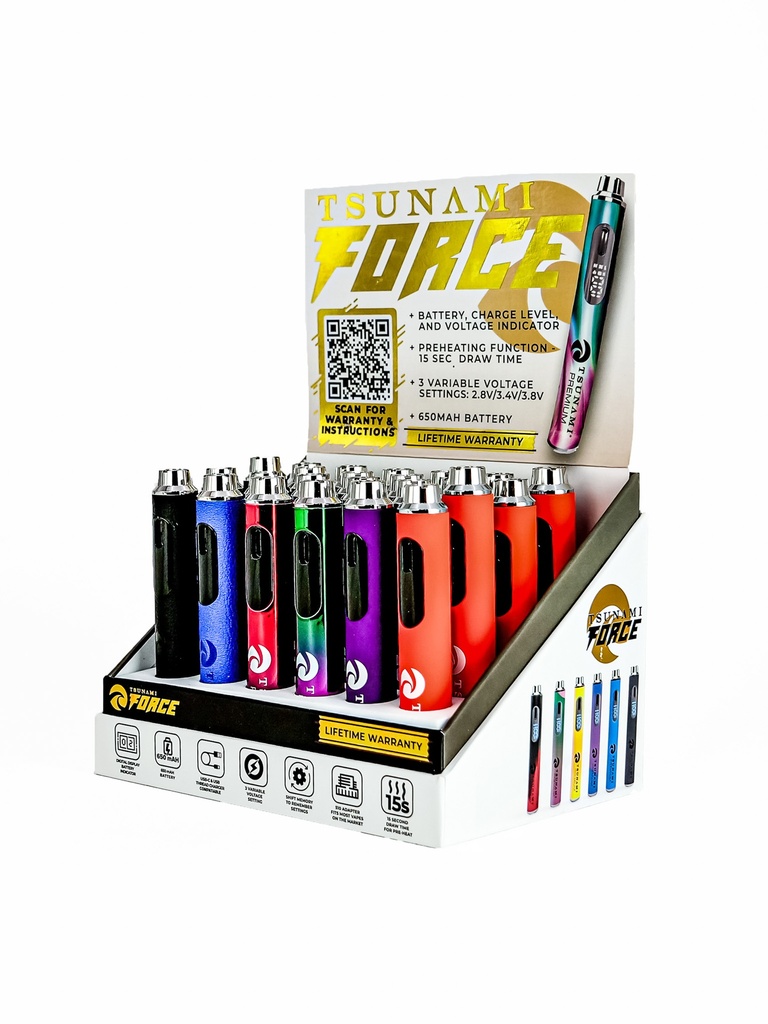 ELA TSUNAMI BATTERY FORCE 900MAH 24CT