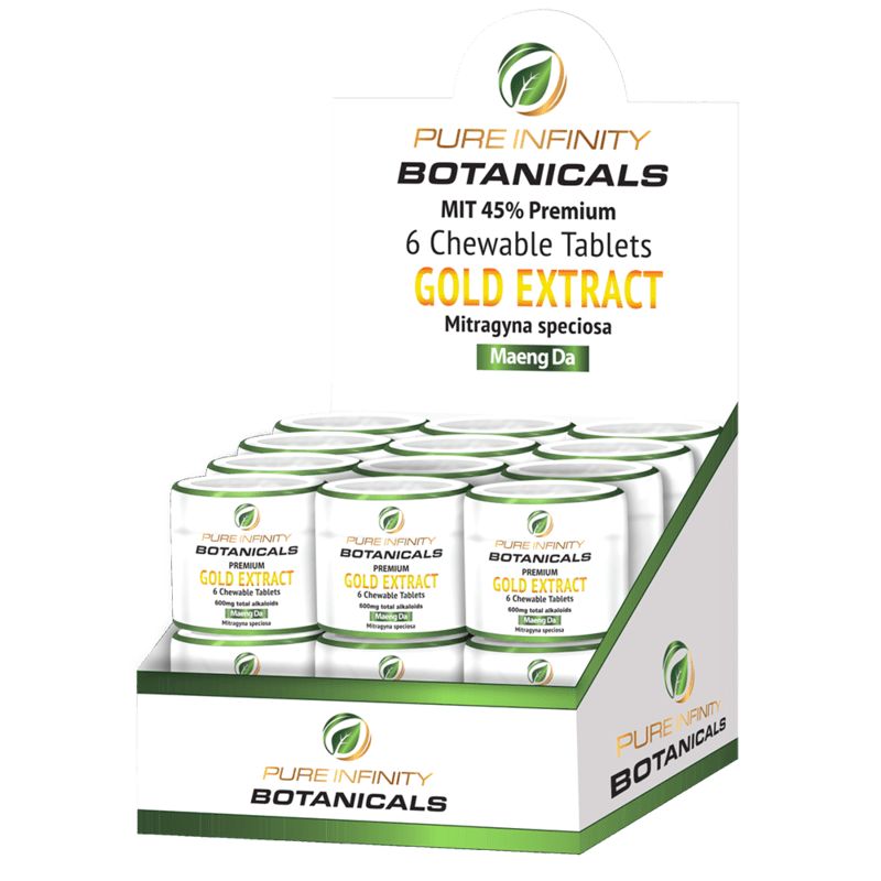 KRA  PIB CHEWABLE 45% GOLD 18CT DISPLAY