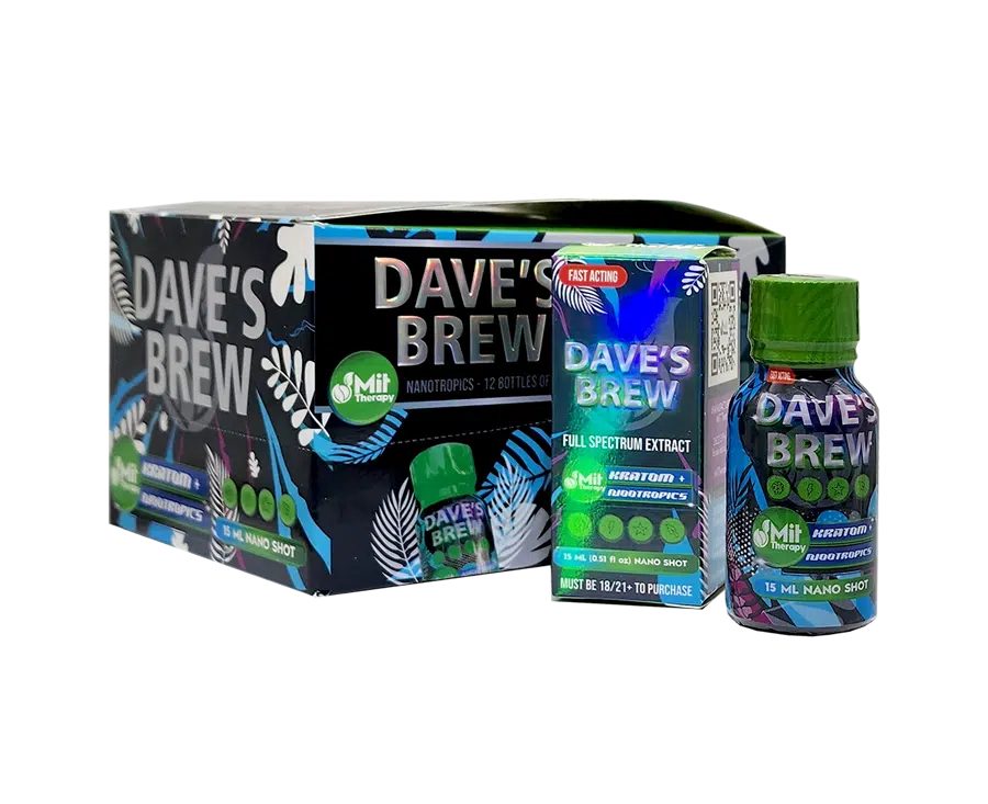 KRA MIT THERAPY EXTRACT SHOT DAVE'S BREW 15ML 12CT