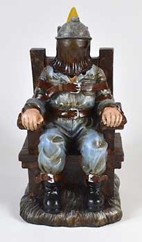 IAC 003341 ELECTRIC CHAIR BACKFLOW INCENSE BURNER