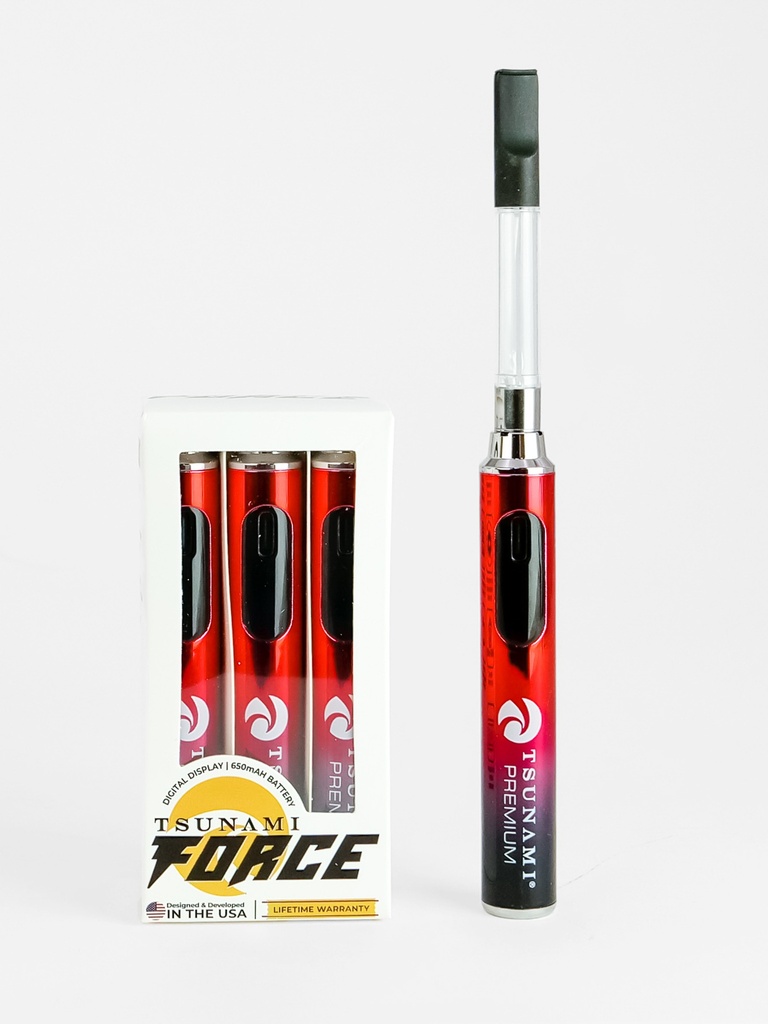 ELA TSUNAMI BATTERY FORCE 650MAH 6CT REFILL METALIC BLACK AND RED