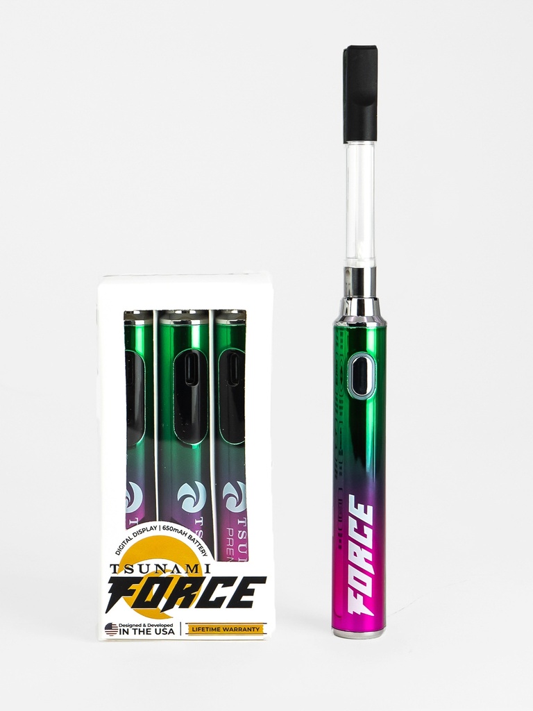 ELA TSUNAMI BATTERY FORCE 650MAH 6CT REFILL METALIC 7 COLORS
