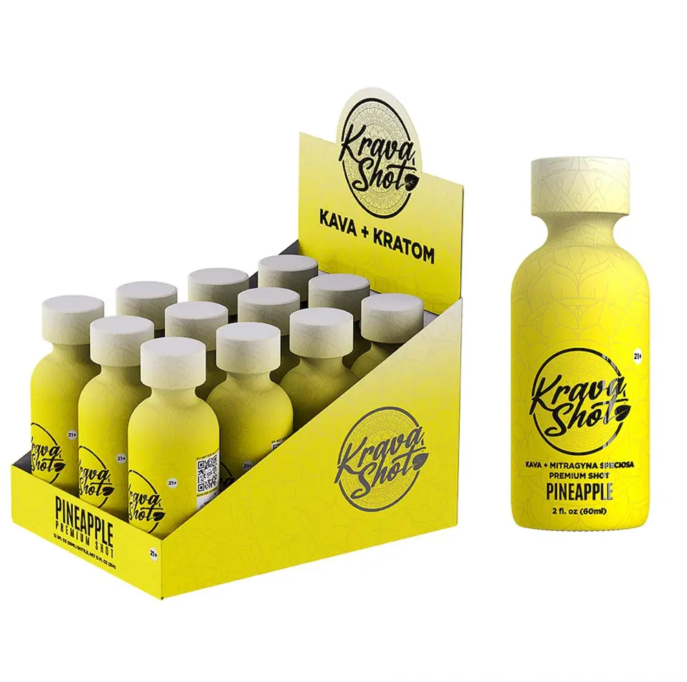 KRA KRAVA PINEAPPLE 2OZ EXTRACT SHOT-12CT