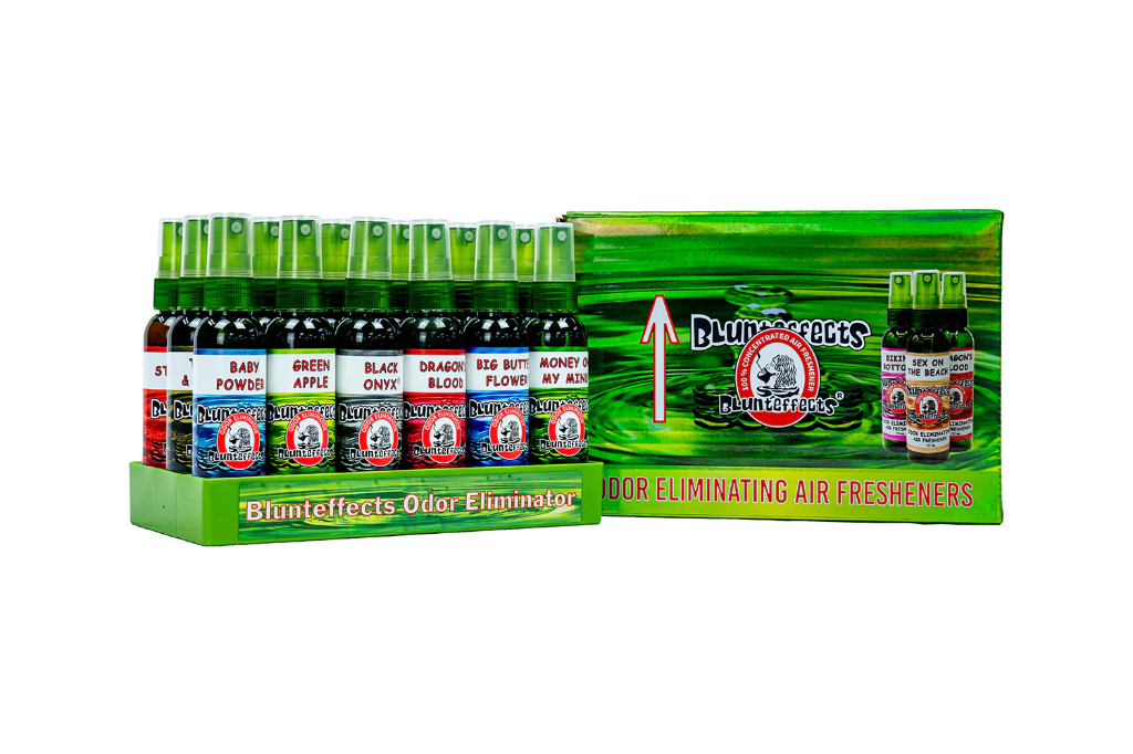 IAC BLUNTEFFECTS SPRAY AIR-FRESHENER DISPLAY 18CT 2OZ