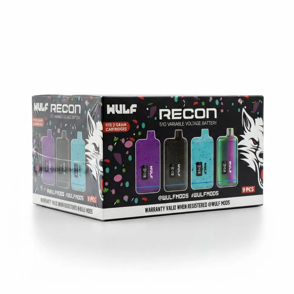ELA WULF RECON CARTRIDGE VAPORIZER (9 IN A DISPLAY)