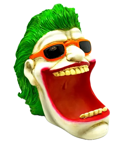 TRA 003477 Big Clown Ashtray 2Pcs