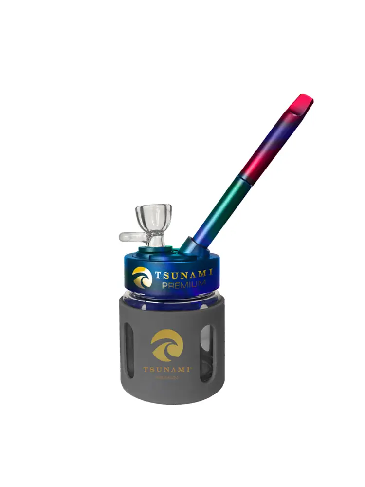 GPA TSUNAMI WP MINI BUBBLER 6" RAINBOW
