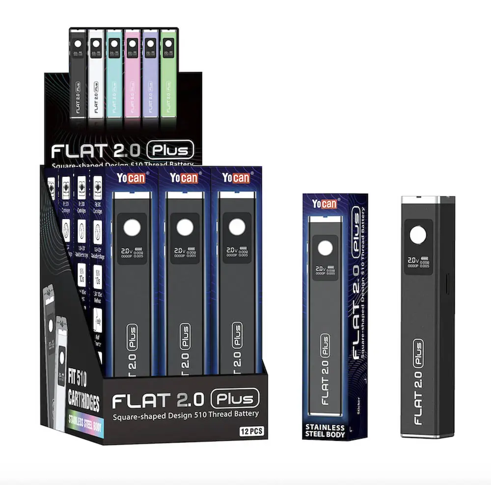 ELA Yocan Flat 2.0 Series 12ct Display | FLAT 2.0 PLUS