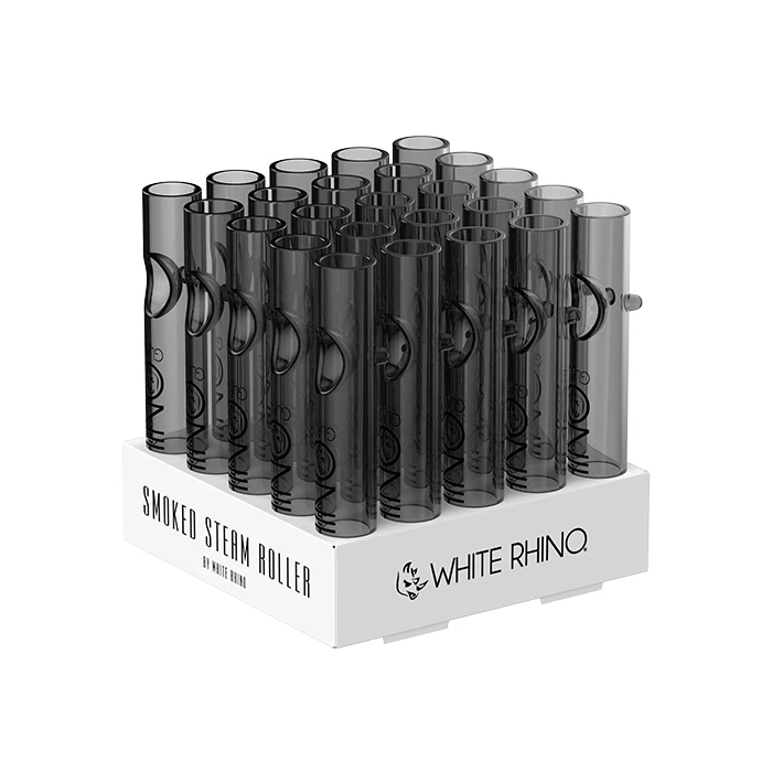 W RHINO STEAM ROLLER SMOKED - 25 COUNT DISPLAY 